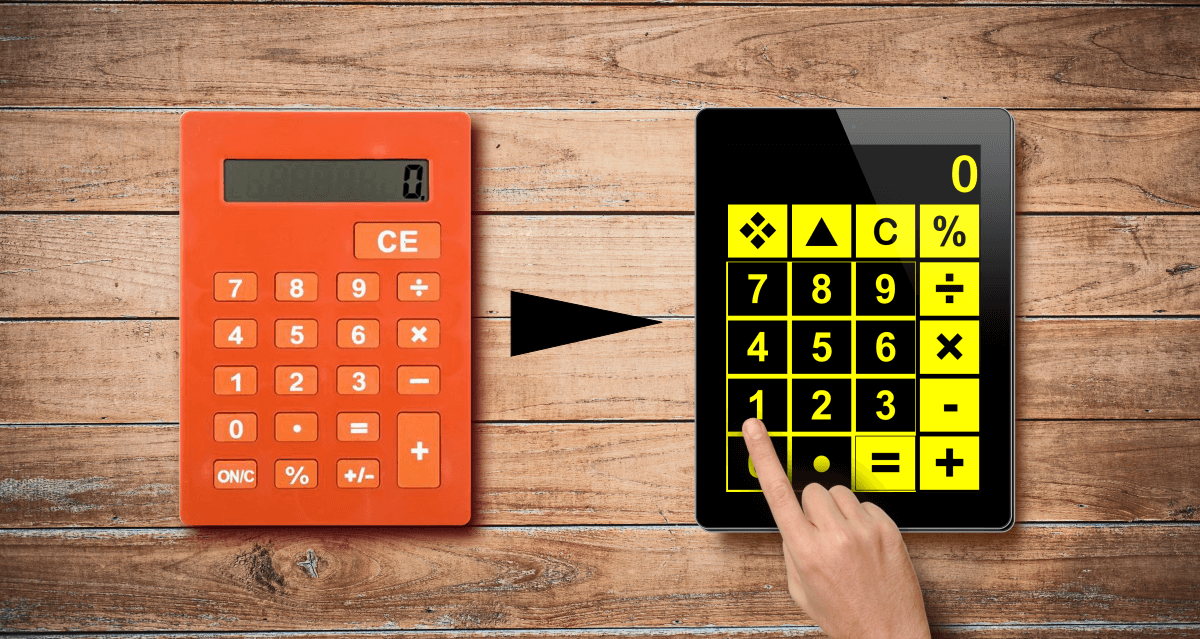 Big Calculator Low Vision App for Low Vision users. 